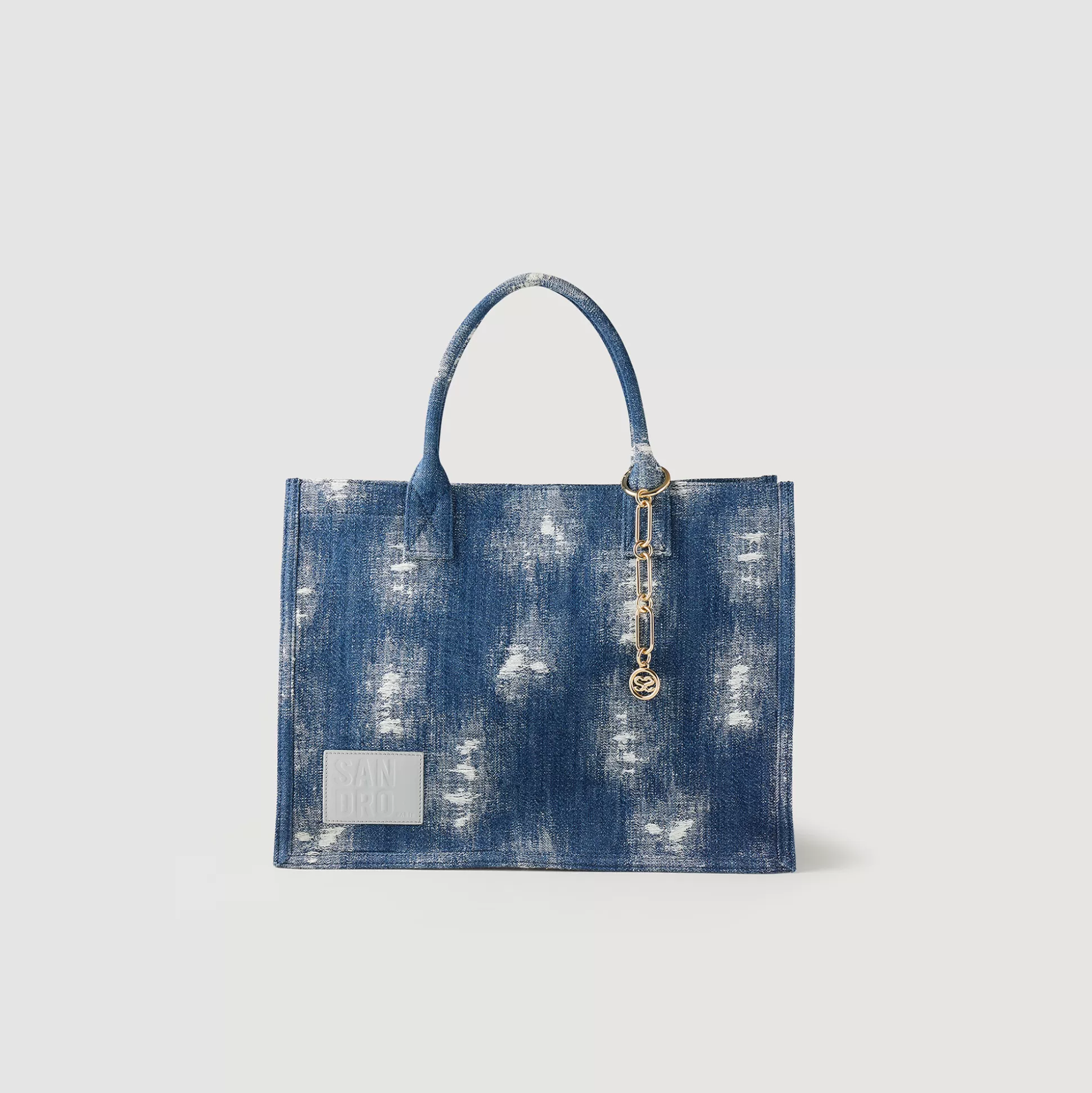 Outlet Borsa Shopping Kasbah In Denim Donna Borse