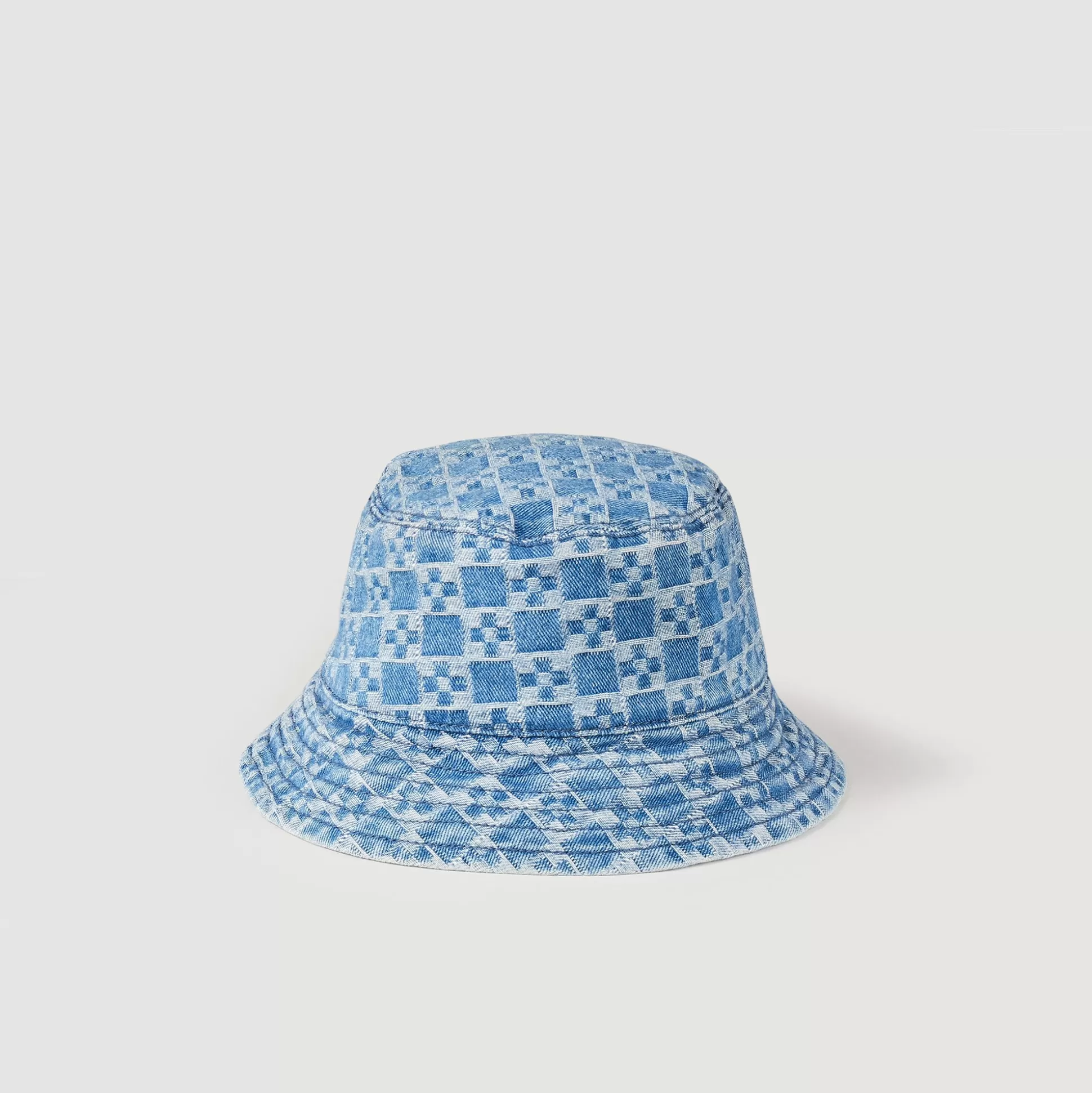 Cheap Cappello In Denim Square Cross Uomo Berretti E Bob