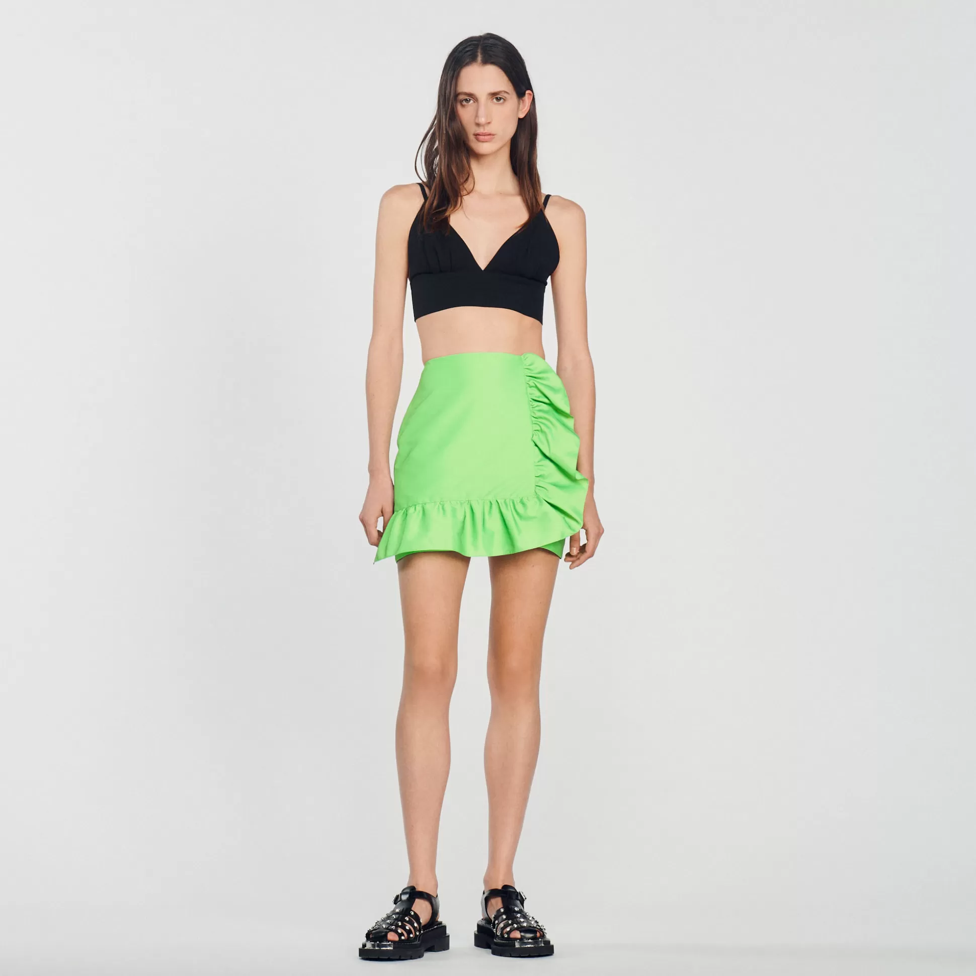 Hot Gonna Corta Con Volant Donna Gonne & Short