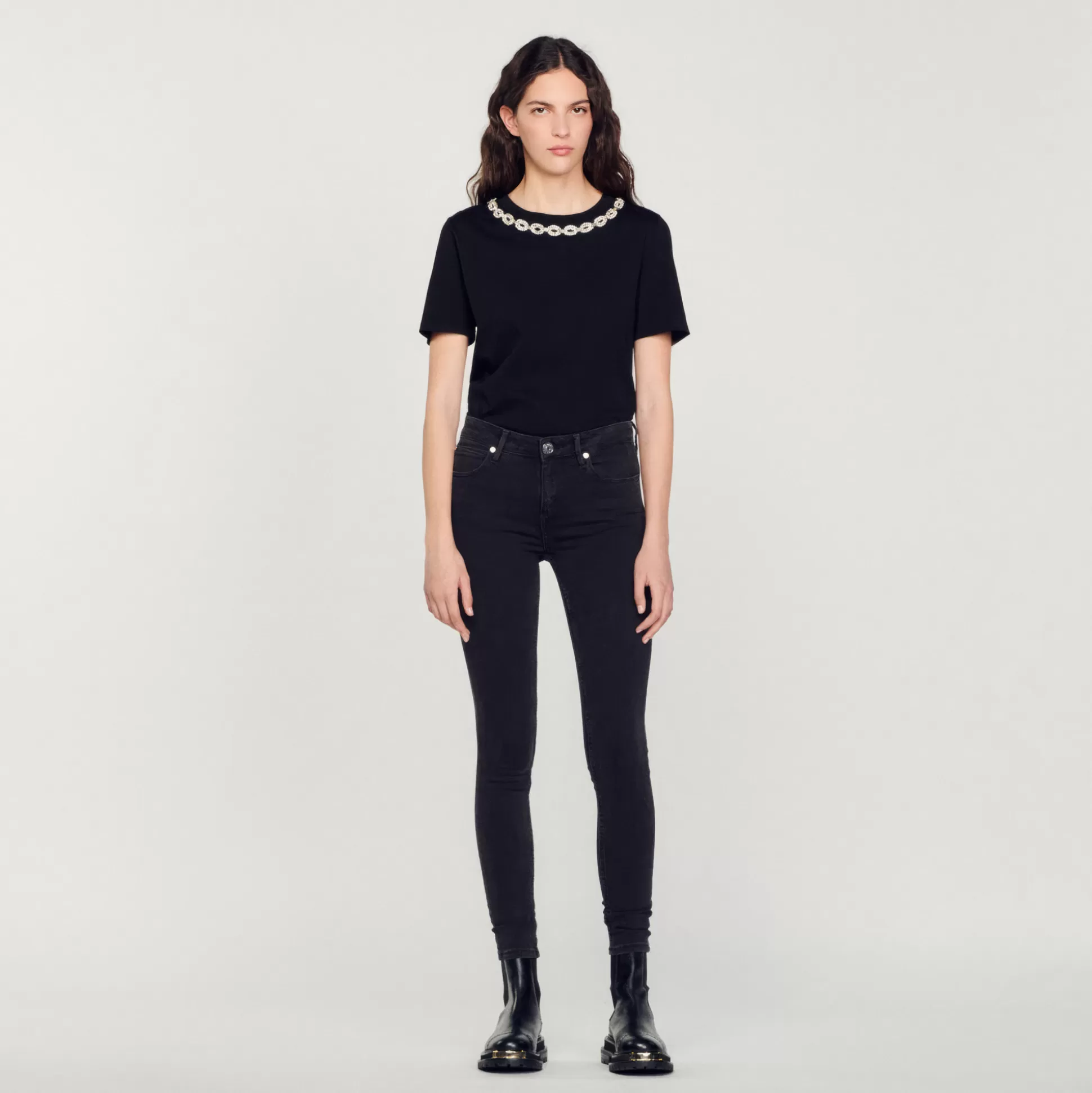 Clearance Jeans Slim Vita Normale Donna Jeans