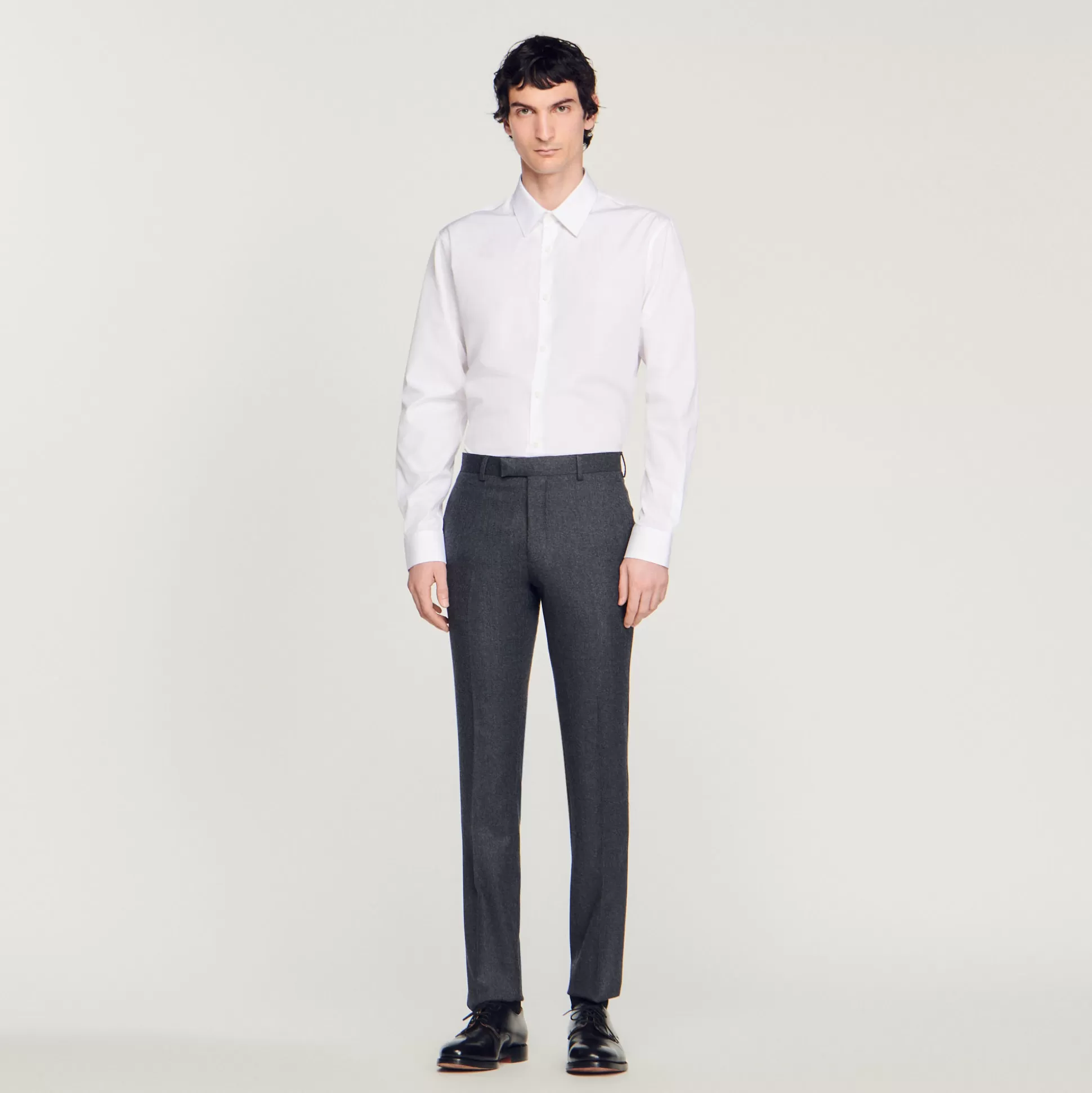 Cheap Pantaloni Da Completo In Flanella Uomo Pantaloni & Short