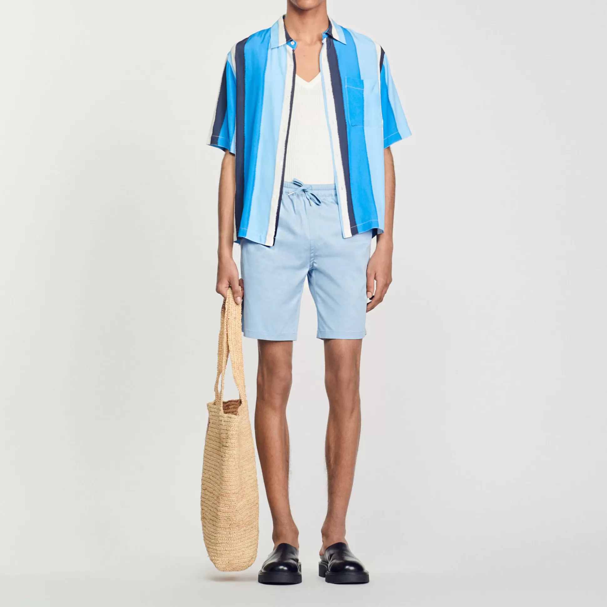 Cheap Short In Cotone Uomo Pantaloni & Short